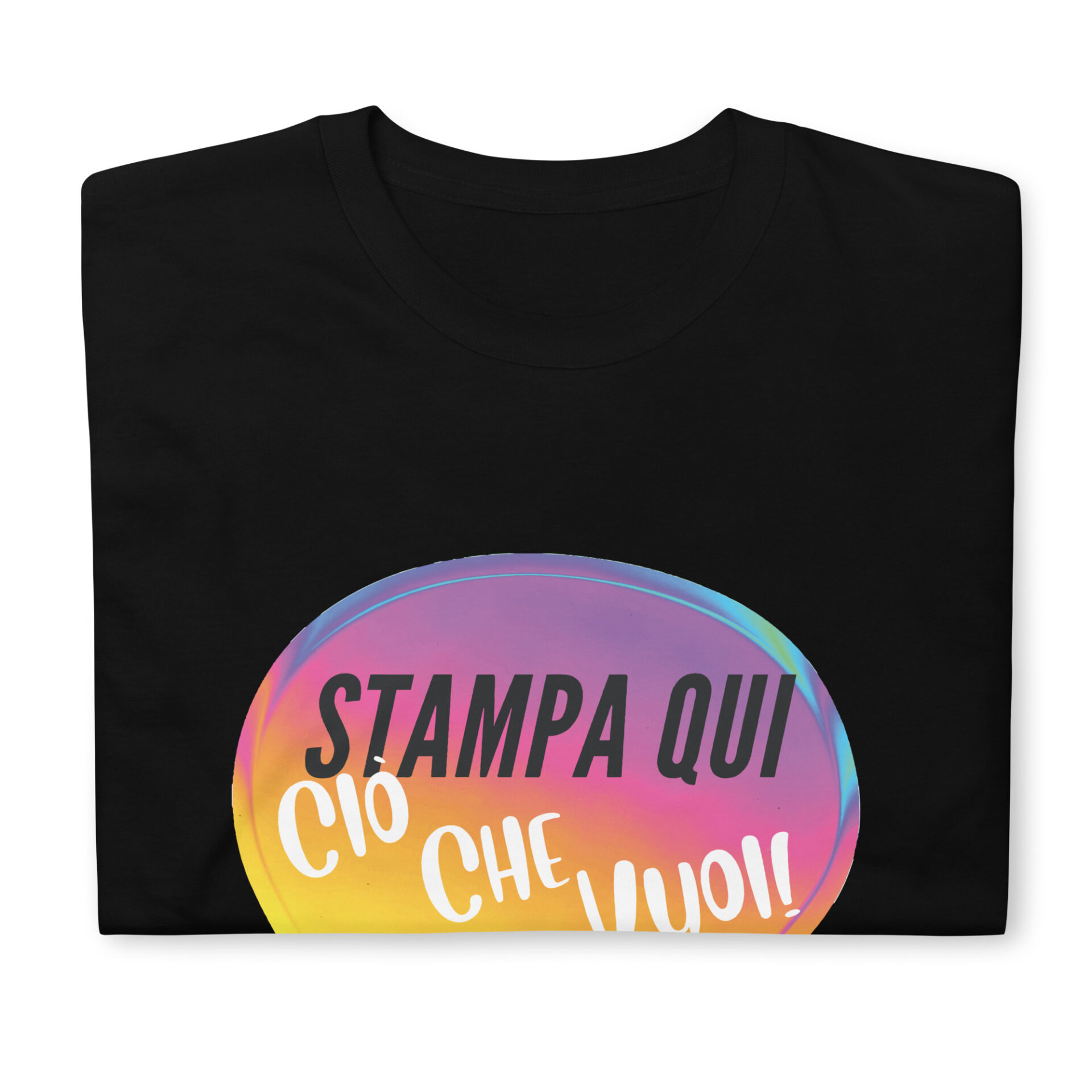 unisex-basic-softstyle-t-shirt-black-front-6305c1da58bea.jpg T-Shirt unisex personalizzabile - immagine 6